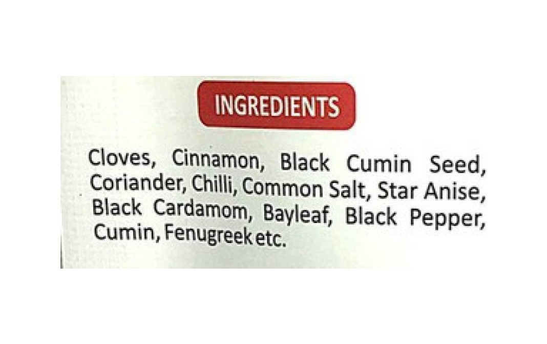 Mangroves Garam Masala    Pack  100 grams
